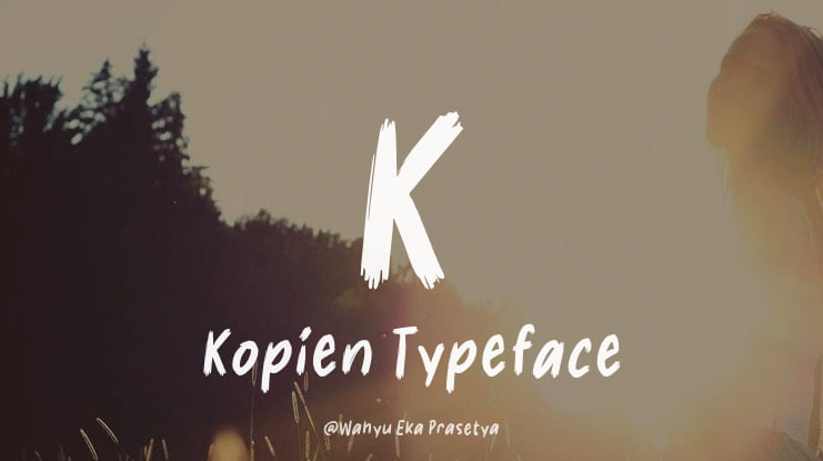 K Kopien Font