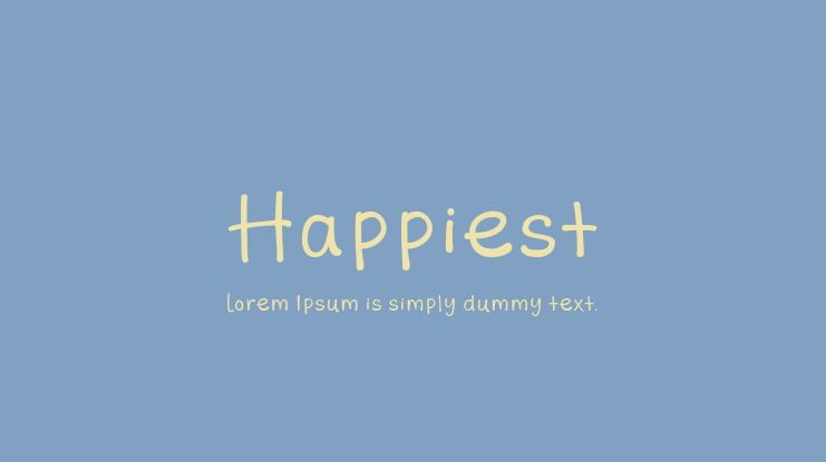 Happiest Font