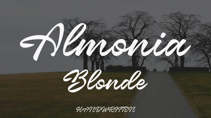 Almonia Blonde Font