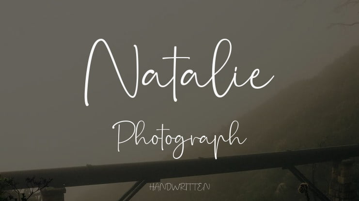 Natalie Photograph Font