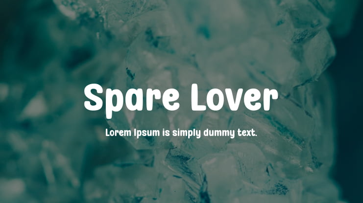 Spare Lover Font