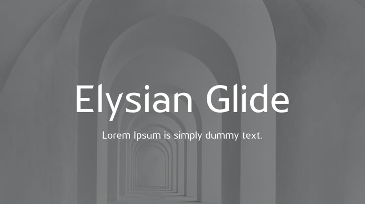 Elysian Glide Font Family