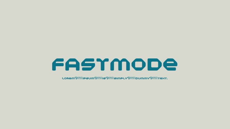 Fastmode Font