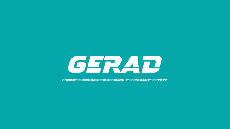Gerad Font