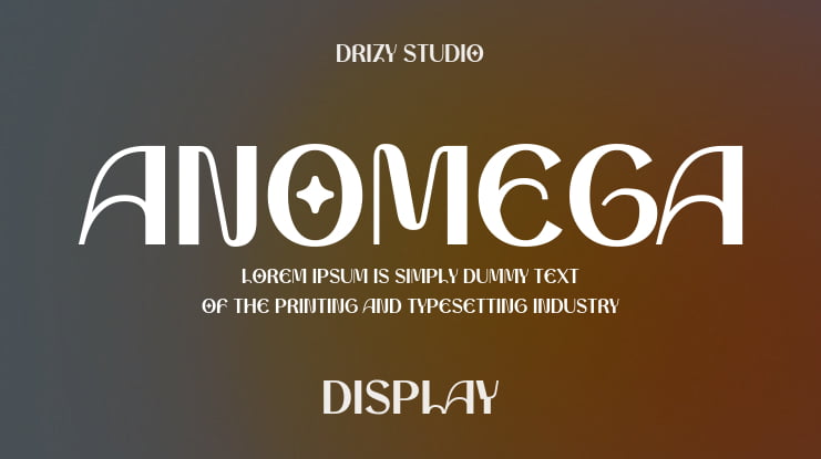 Anomega Font