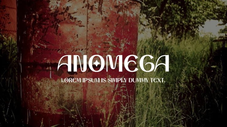 Anomega Font