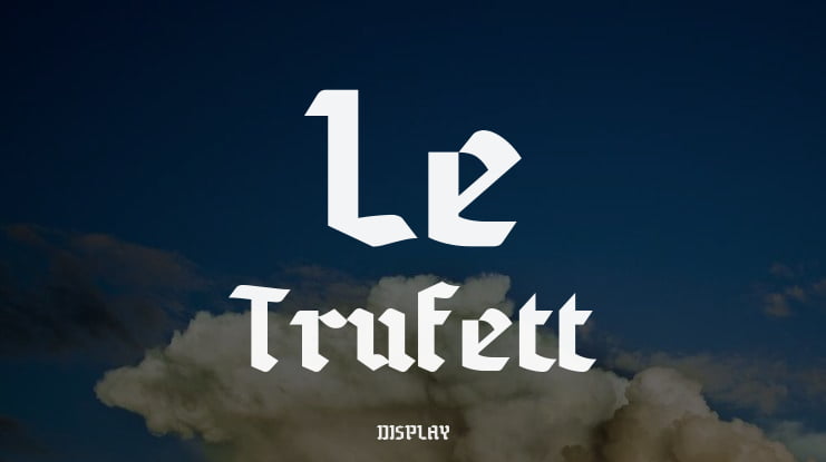 Le Trufett Font
