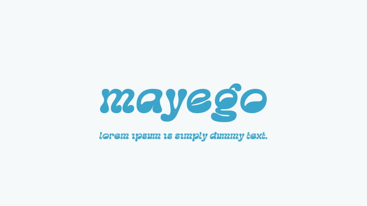 Mayego Font