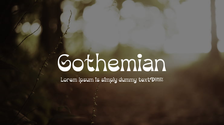 Gothemian Font