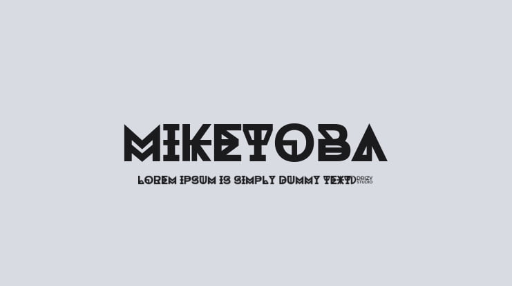 Miketoba Font