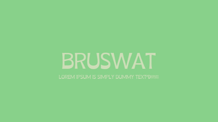 Bruswat Font