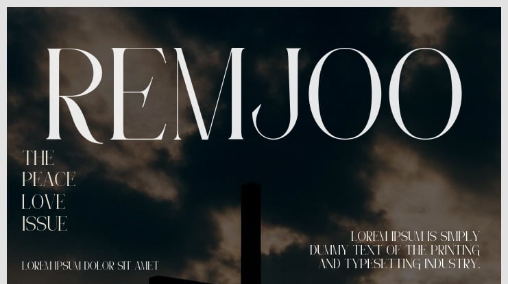 Remjoo Font