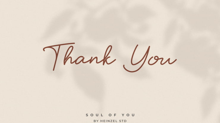 Soul Of You Font