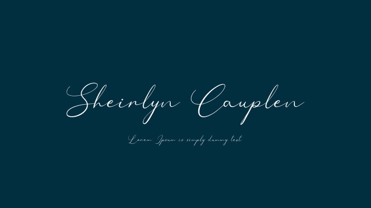 Sheirlyn Cauplen Font