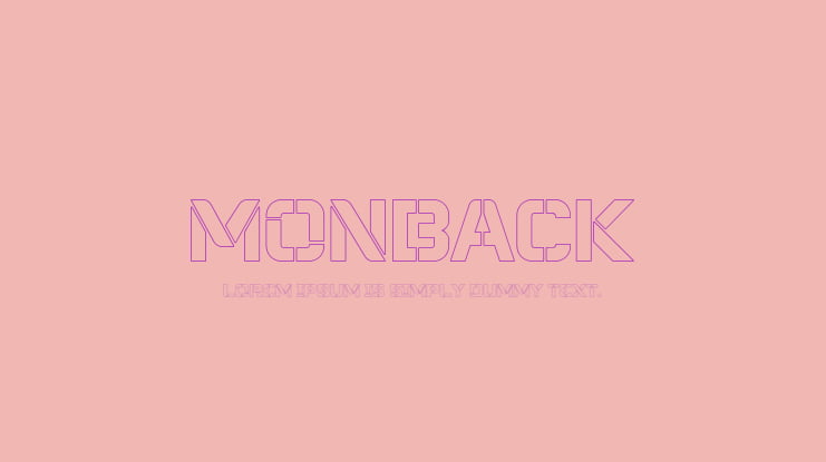 Monback Font