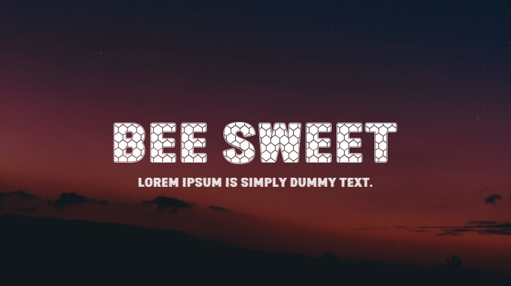 Bee Sweet Font