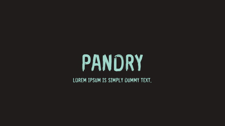 Pandry Font