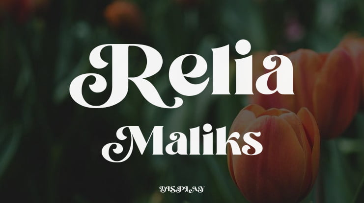 Relia Maliks Font