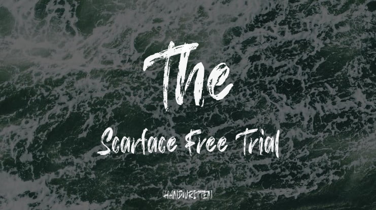 The Scarface Free Trial Font