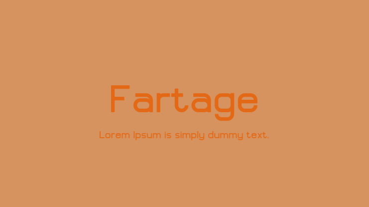 Fartage Font