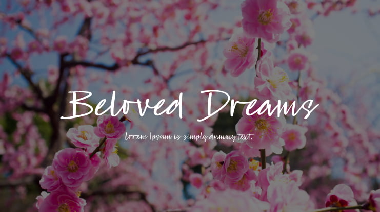 Beloved Dreams Font