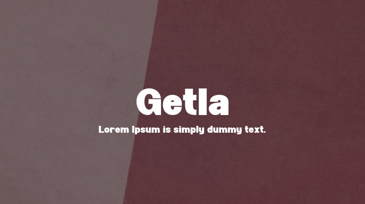 Getla Font