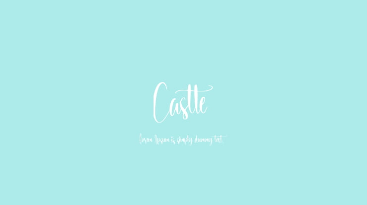 Castle Font