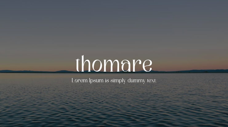 thomare Font