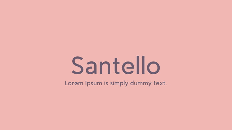 Santello Font