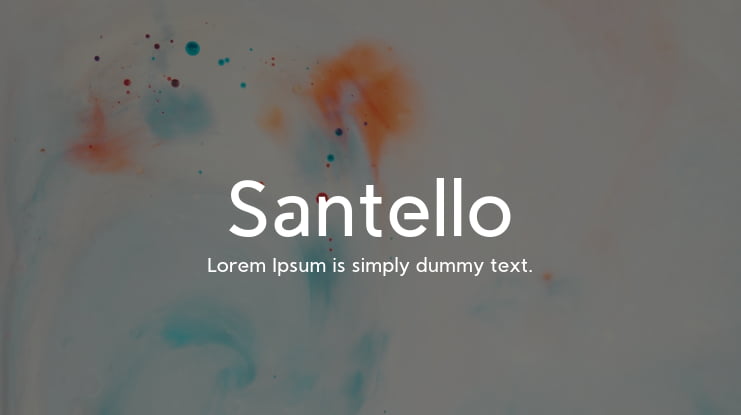 Santello Font