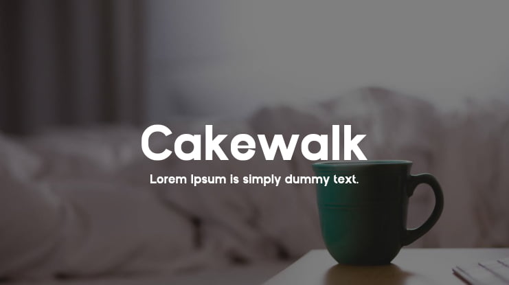 Cakewalk Font