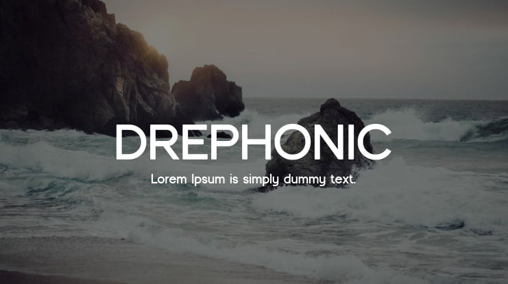 DREPHONIC Font