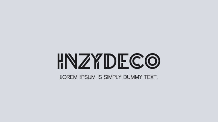 INZYDECO Font