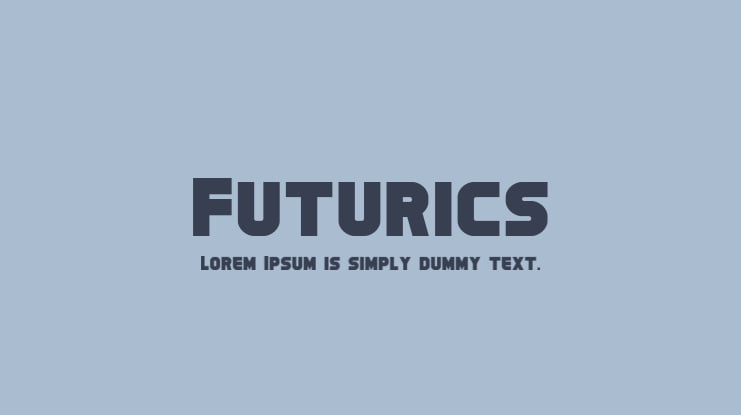 Futurics Font