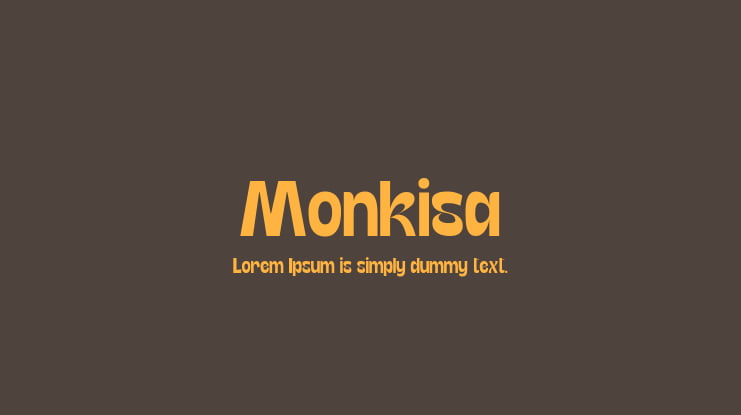 Monkisa Font