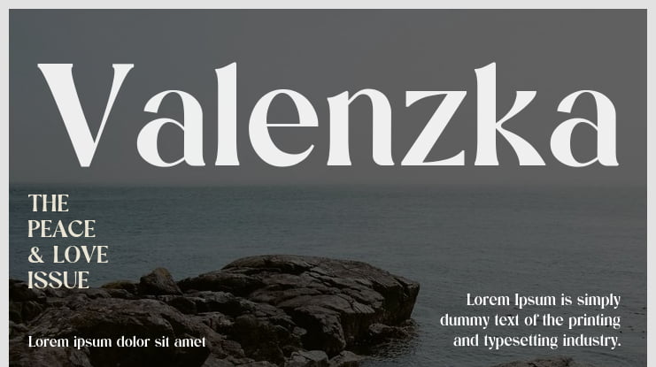 Valenzka Font