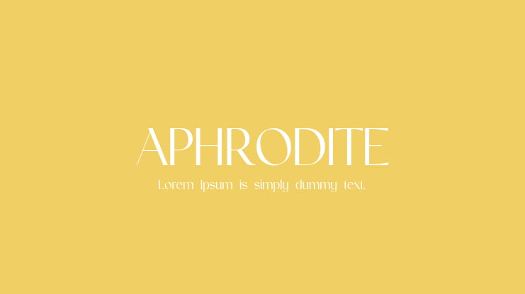 APHRODITE Font