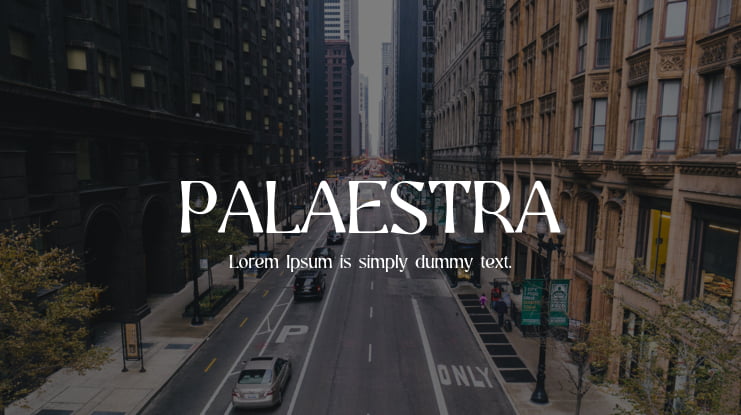 PALAESTRA Font