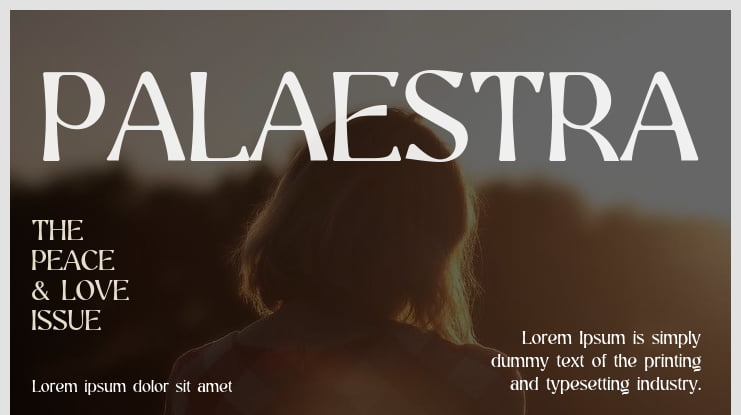 PALAESTRA Font