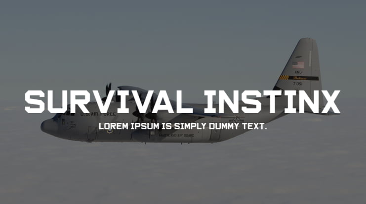 Survival Instinx Font