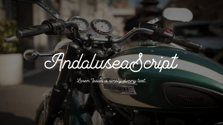 AndaluseaScript Font