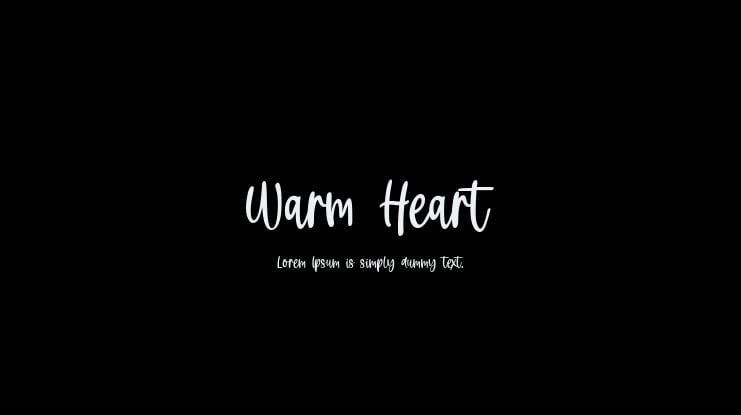Warm Heart Font