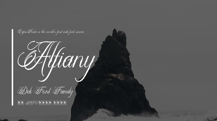 Alfiany Dek Font