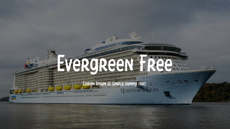 Evergreen Free Font