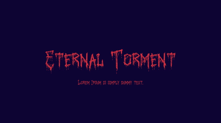Eternal Torment Font