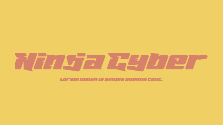 Ninja Cyber Font