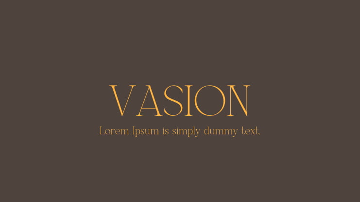 VASION Font