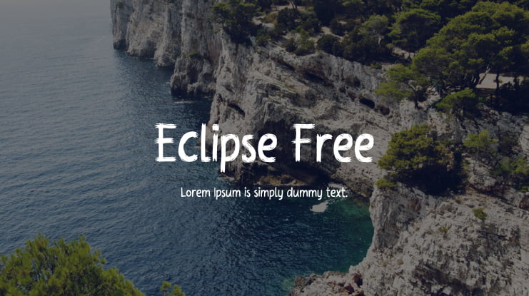 Eclipse Free Font