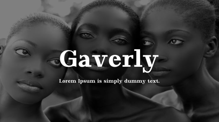 Gaverly Font