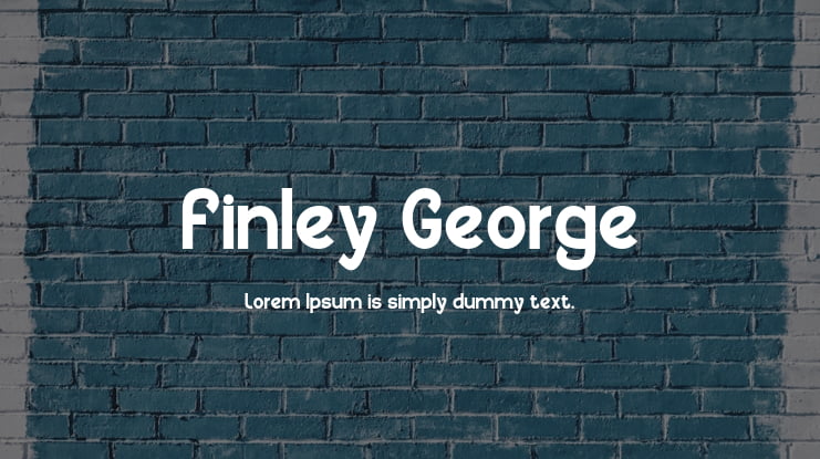 Finley George Font
